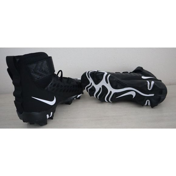 Nike BV0151 001 Men's Sz 7 W Black Force Savage Shark 2 Mid Football Cleats - Picture 8 of 10
